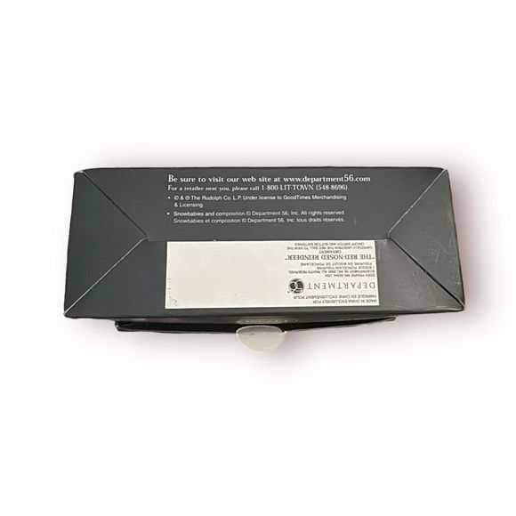 Dept 56 Snowbabies Guest Collection Rudolph The Red-Nosed Reindeer Ornament Bass - Picture 4 of 4